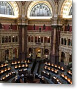 The Library Of Congress Metal Print