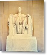 The Lincoln Memorial 1984 Metal Print