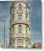 The Lisbon Flatiron Metal Print