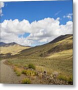 The Long And Winding White Mountains Road Metal Print
