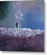 The Lord Is My Shepherd Metal Print