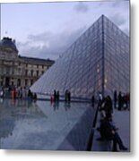 The Louvre Metal Print