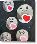 The Many Faces Of Planet Pluto Metal Print