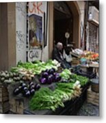 The Market In Palermo, Sicily Metal Print