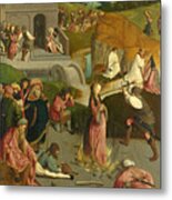 The Martyrdom Of Saint Lucy Metal Print