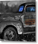 The Old Fords Blue Windows Metal Print