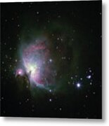 The Orion Nebula In The Constellation Of Orion Metal Print