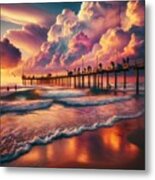 The Pier Metal Print