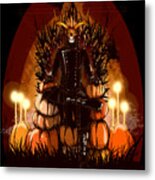 The Pumpkin King Metal Print