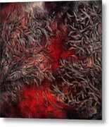 The Red Forest Metal Print