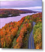 The Road To Norton Pond - October 2018 Metal Print