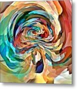 Rose Tunnel Metal Print