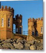 The Sandcastle Or Pier Towers At Withernsea Metal Print