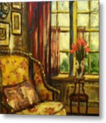 The Settee Metal Print