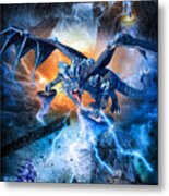 The Storm Dragons Metal Print