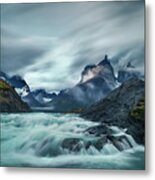 The Story Of Wind And Cloud Metal Print
