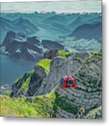 The Top Of The World In The Swiss Alps Metal Print