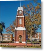 The University Of Arkansas Pine Bluff Clock Tower Metal Print