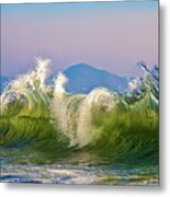 The Wave Metal Print