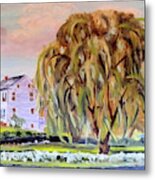 The Willow Metal Print