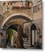 The Wine Drinker Of Assisi Metal Print