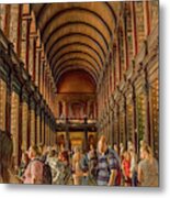 The World's Library Metal Print