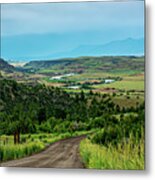 The Yellowstone River Valley Metal Print