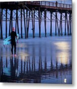 There Are No Waves, Man Metal Print
