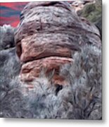 There Do Be Giants Here Metal Print