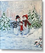 There's Snow Place Like Home Metal Print