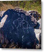 Three Rivers Petroglyphs #10 Metal Print