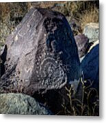 Three Rivers Petroglyphs #15 Metal Print