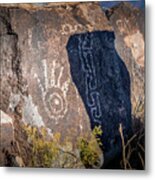 Three Rivers Petroglyphs #25 Metal Print