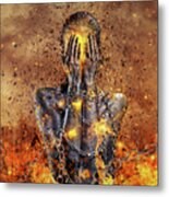 Through Ashes Rise Metal Print