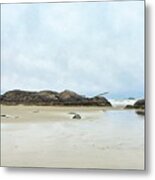 Tidal Stones At Green Point Metal Print