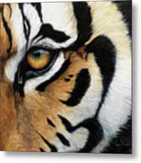 Tiger Eye Metal Print