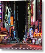 Times Square - Covid-19 Metal Print