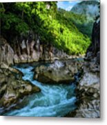 Tinipak River In Tanay Metal Print