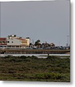 To Faro Beach Bridge Metal Print