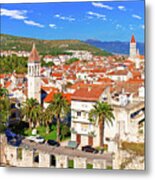 Town Of Trogir Waterfront And Landmarks View Metal Print