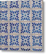 Traditional Portuguese Tiles L5 Metal Print
