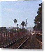 Train Has Departed Metal Print