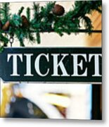 Train Tickets In New Hope Metal Print