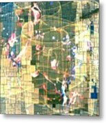 Trapped Abstract Metal Print