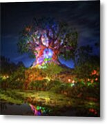 Tree Of Life In Disney's Animal Kingdom Metal Print