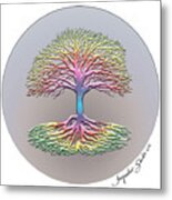 Tree Of Life -pastel Metal Print