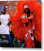 Treme - Mardi Gras Black Indian Parade, New Orleans Metal Print