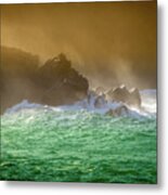 Tricolour On The Rocks Metal Print