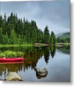 Trillium Reflections Metal Print