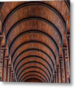 Trinity College Library Dublin Triptych Part 2 Metal Print